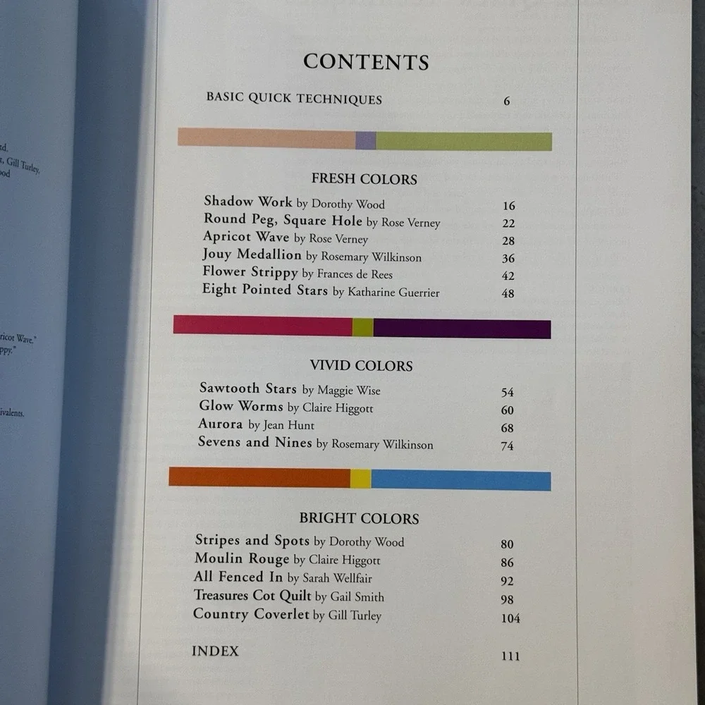 Quick Colorful Quilts: 15 Sizzling New Fast and Easy Quilts Paperback VTG‎ 2003